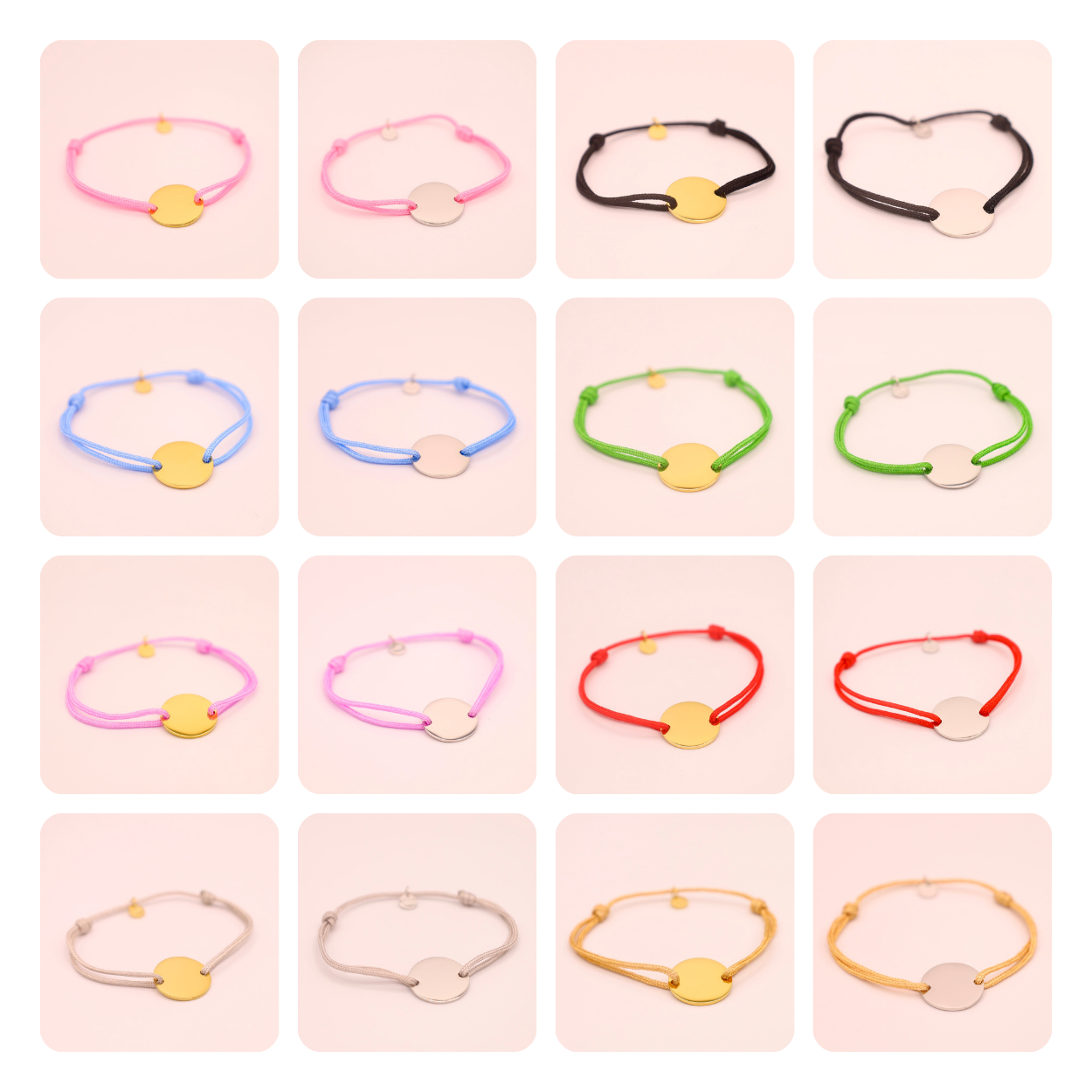 DUO BRACELET CORDON GRAVURE + BOÎTE - SAINT VALENTIN