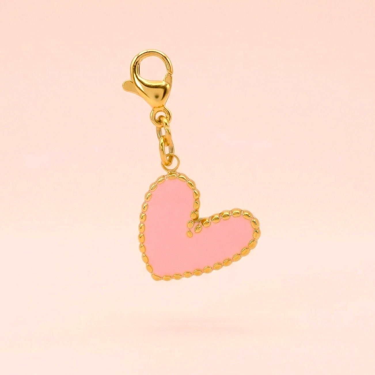 CHARMS - COEUR ROSE