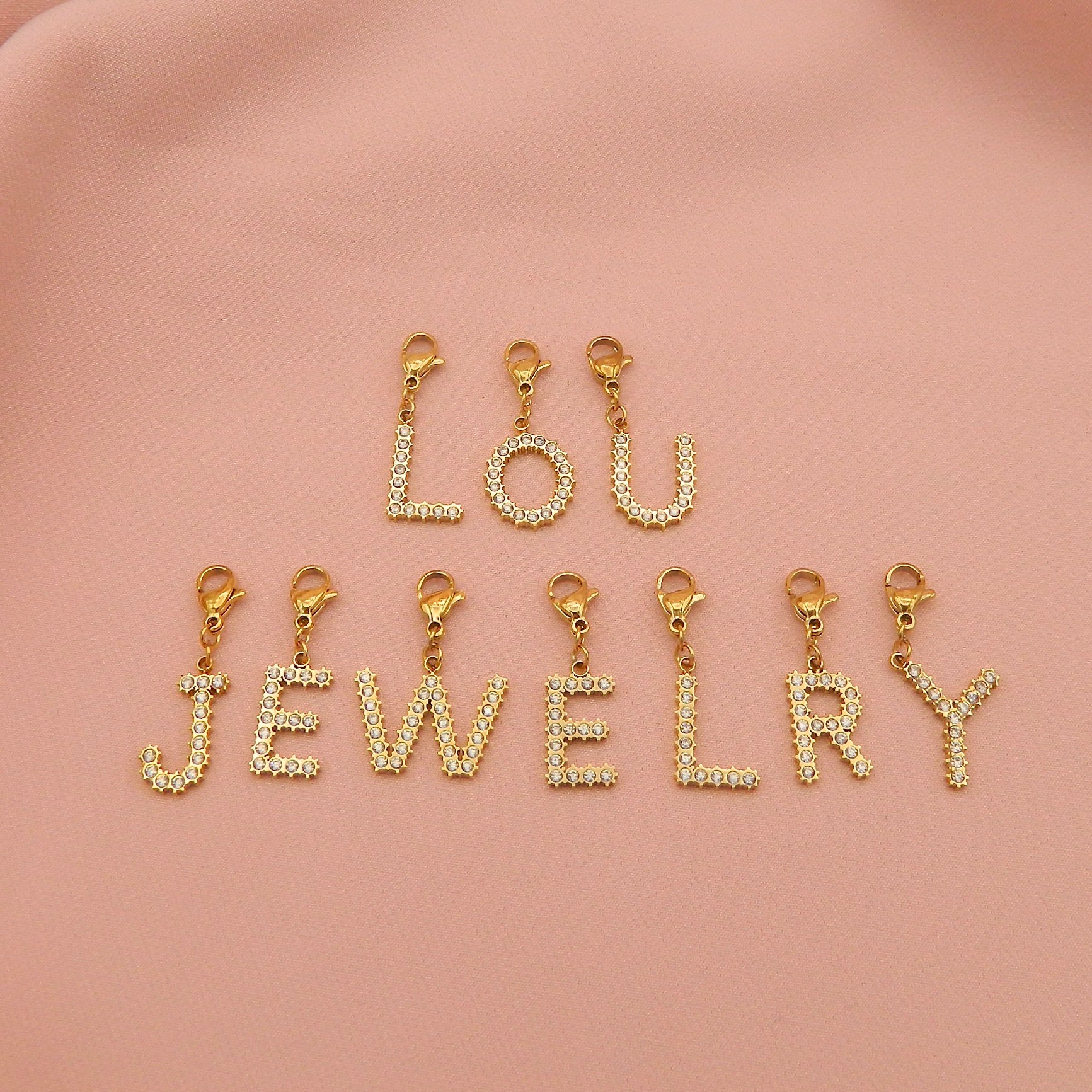 CHARMS BIG LETTRES STRASS