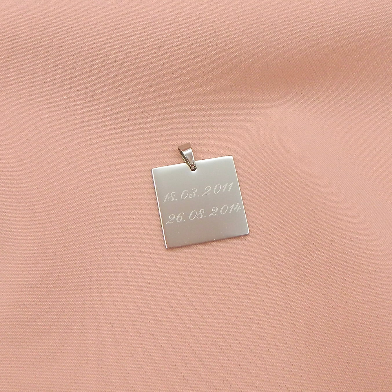 GRAVURE MÉDAILLE CARRÉ SEULE