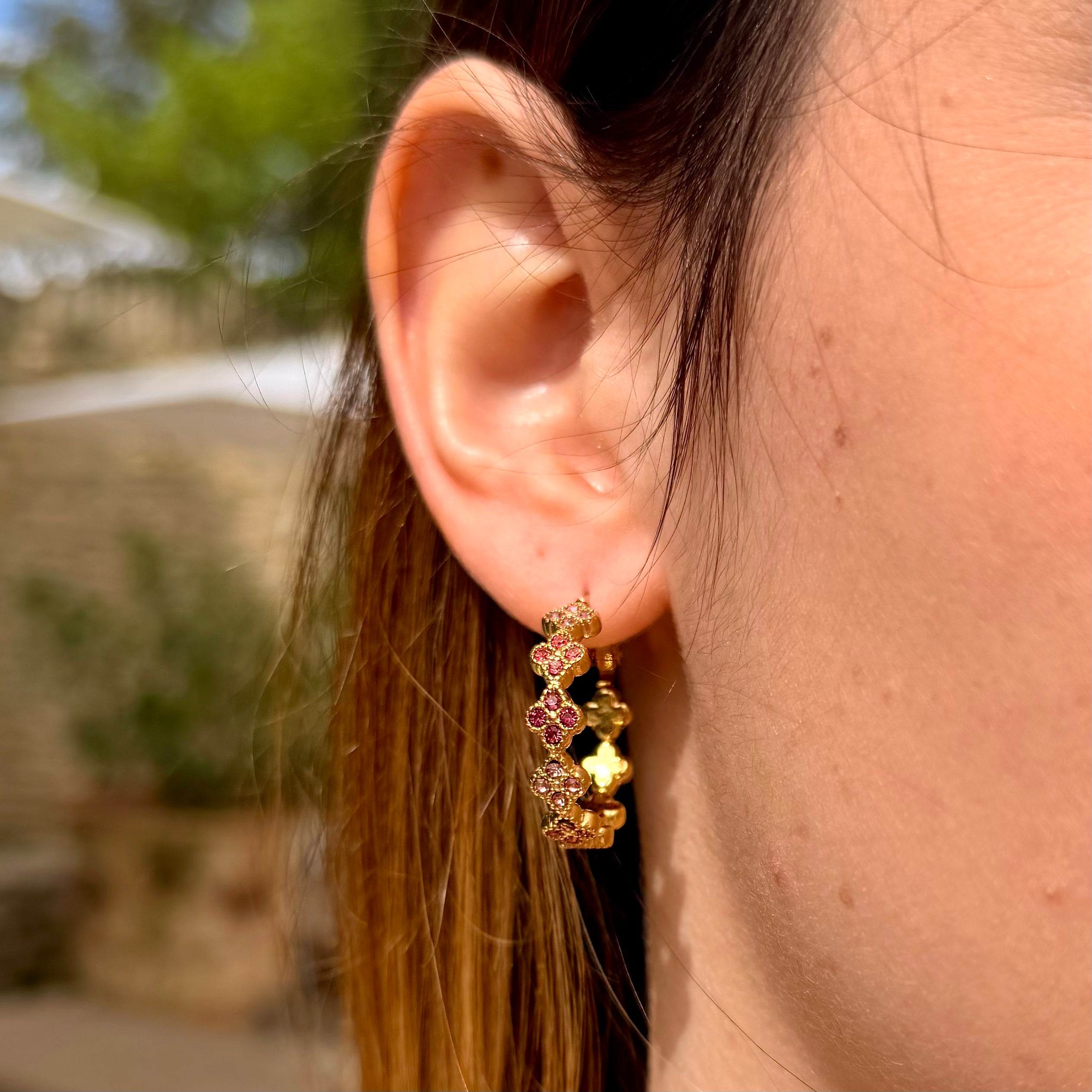 BOUCLES - ERIKA CREOLES ROSE CLAIR