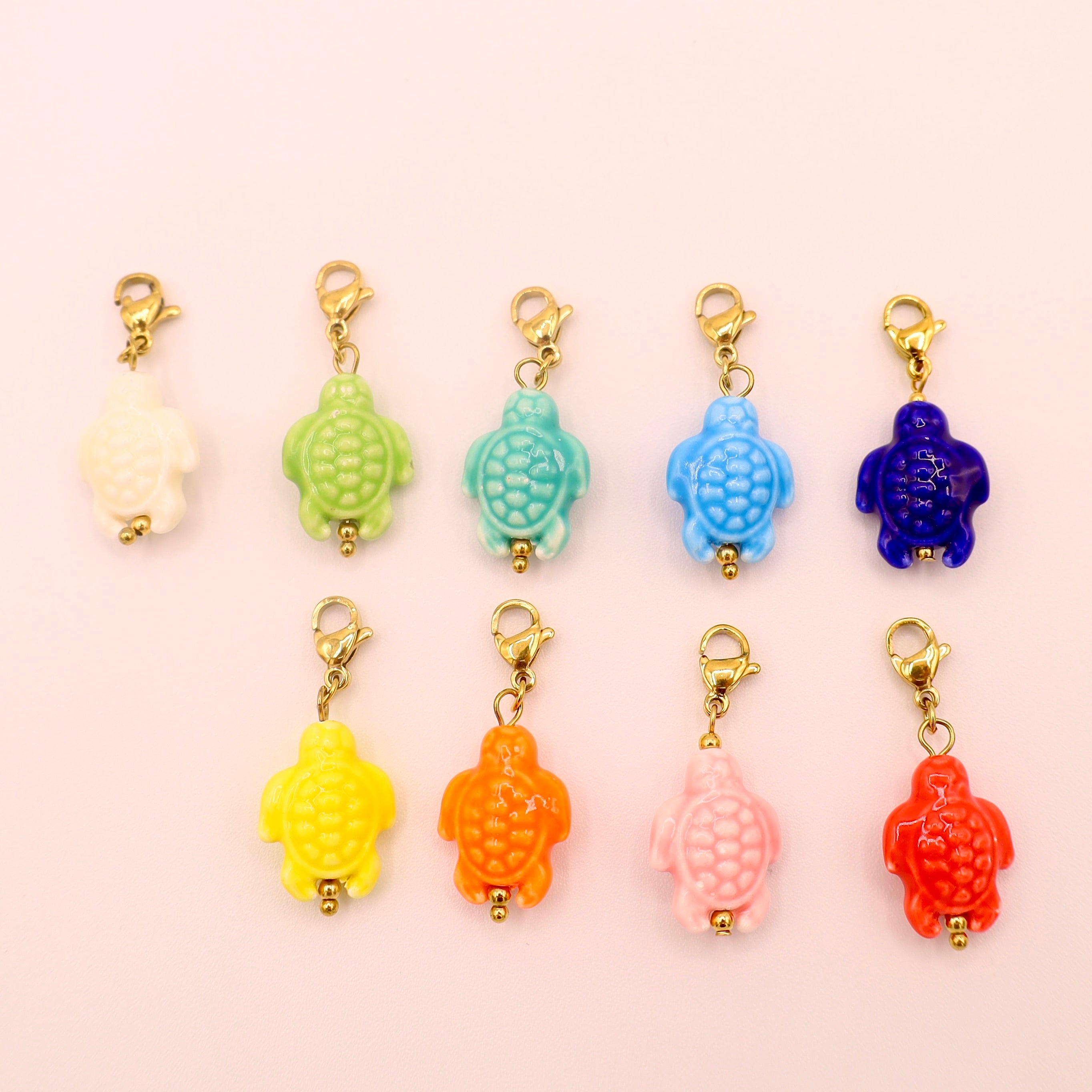 CHARMS - TORTUE COLORÉ