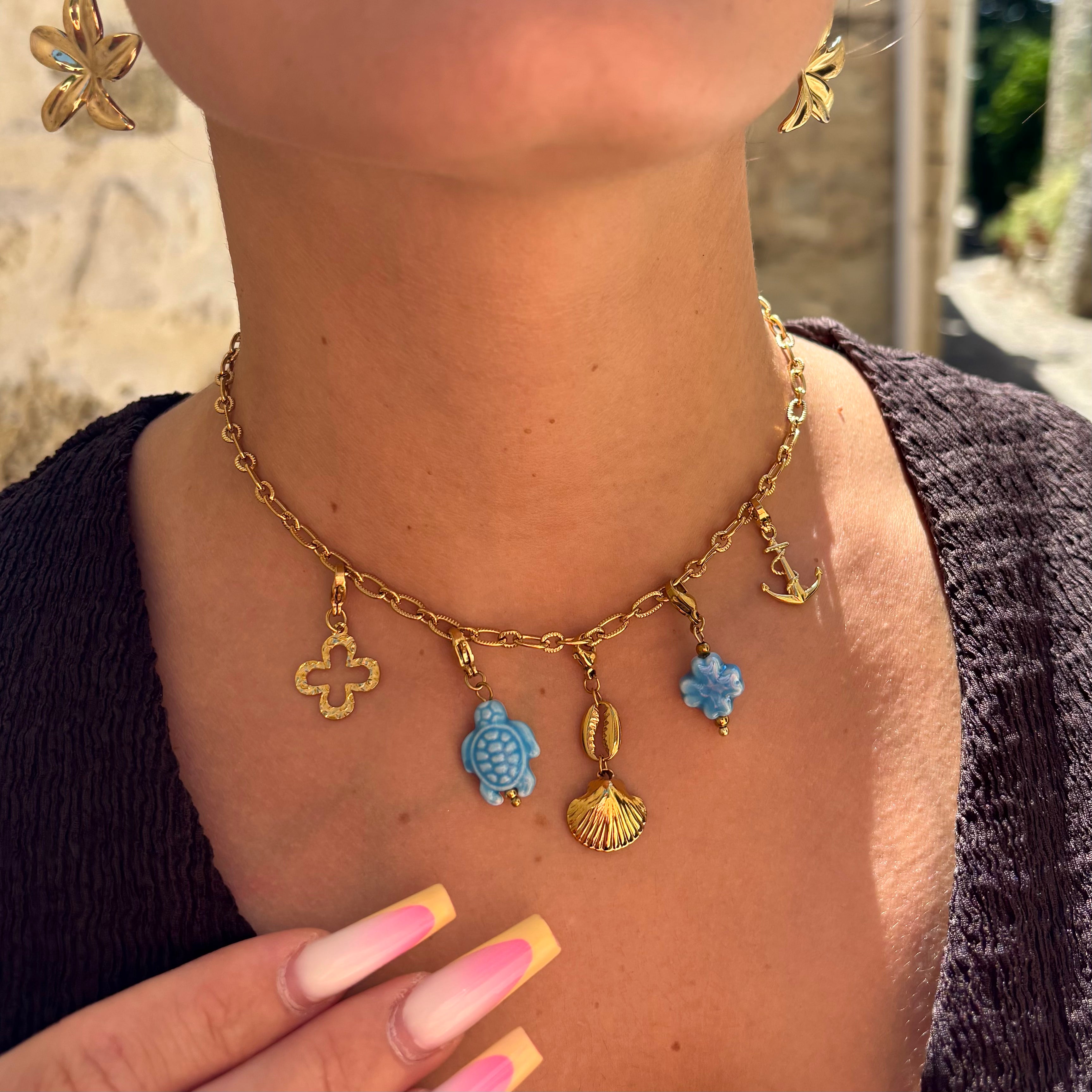 COLLIER - JUSTINE CHARMS