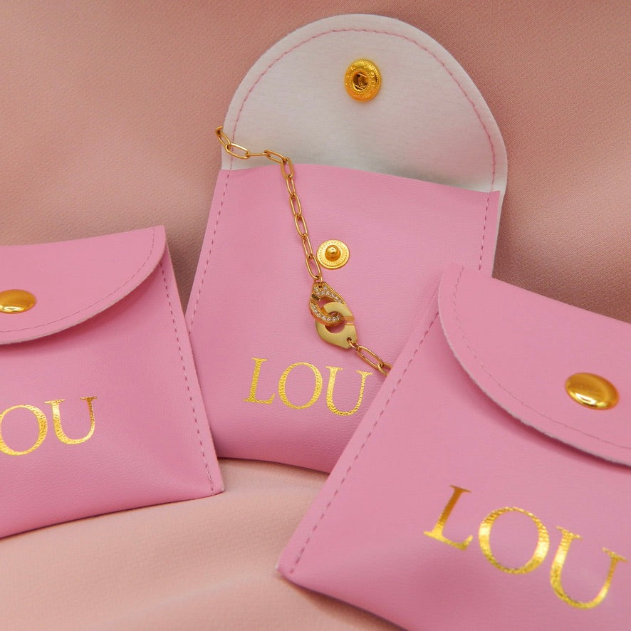 POCHETTE LOU JEWELRY ROSE