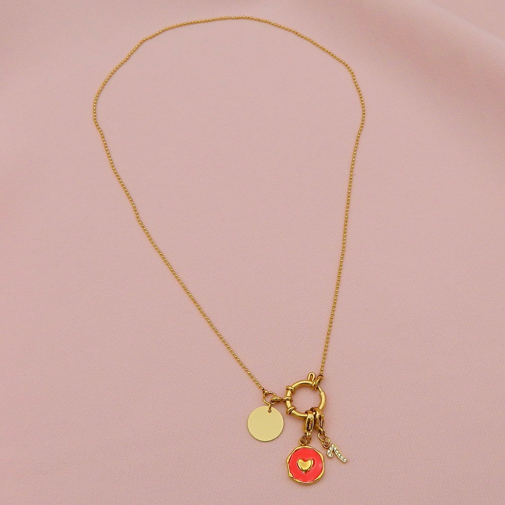 COLLIER - SARAH CHARMS & GRAVURE