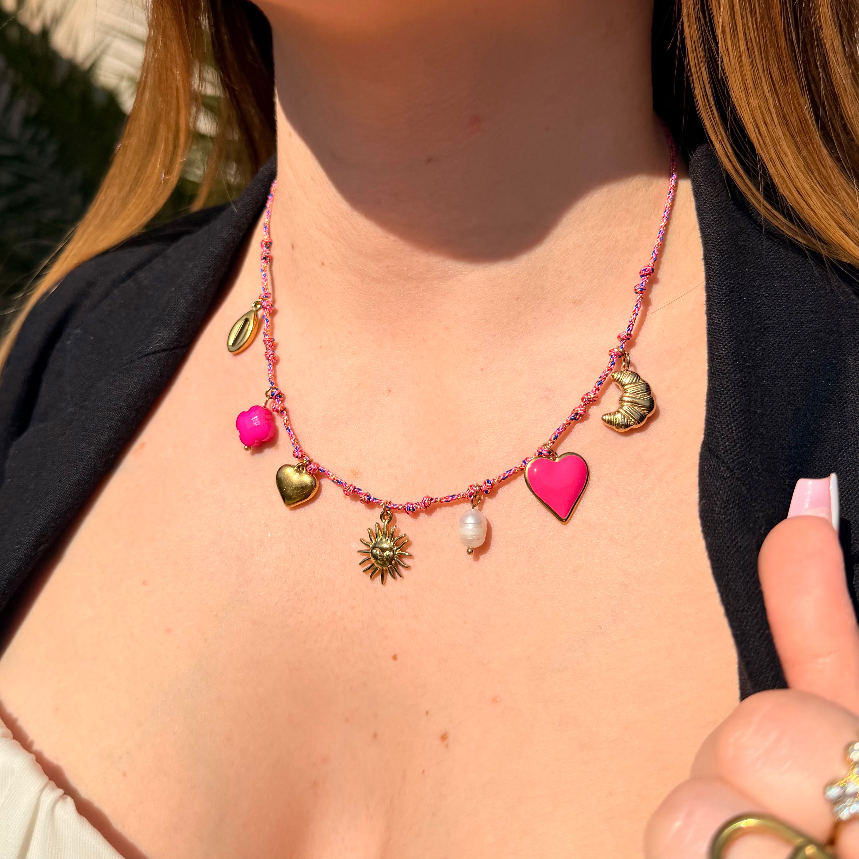 COLLIER - MIA ROSE FONCÉ