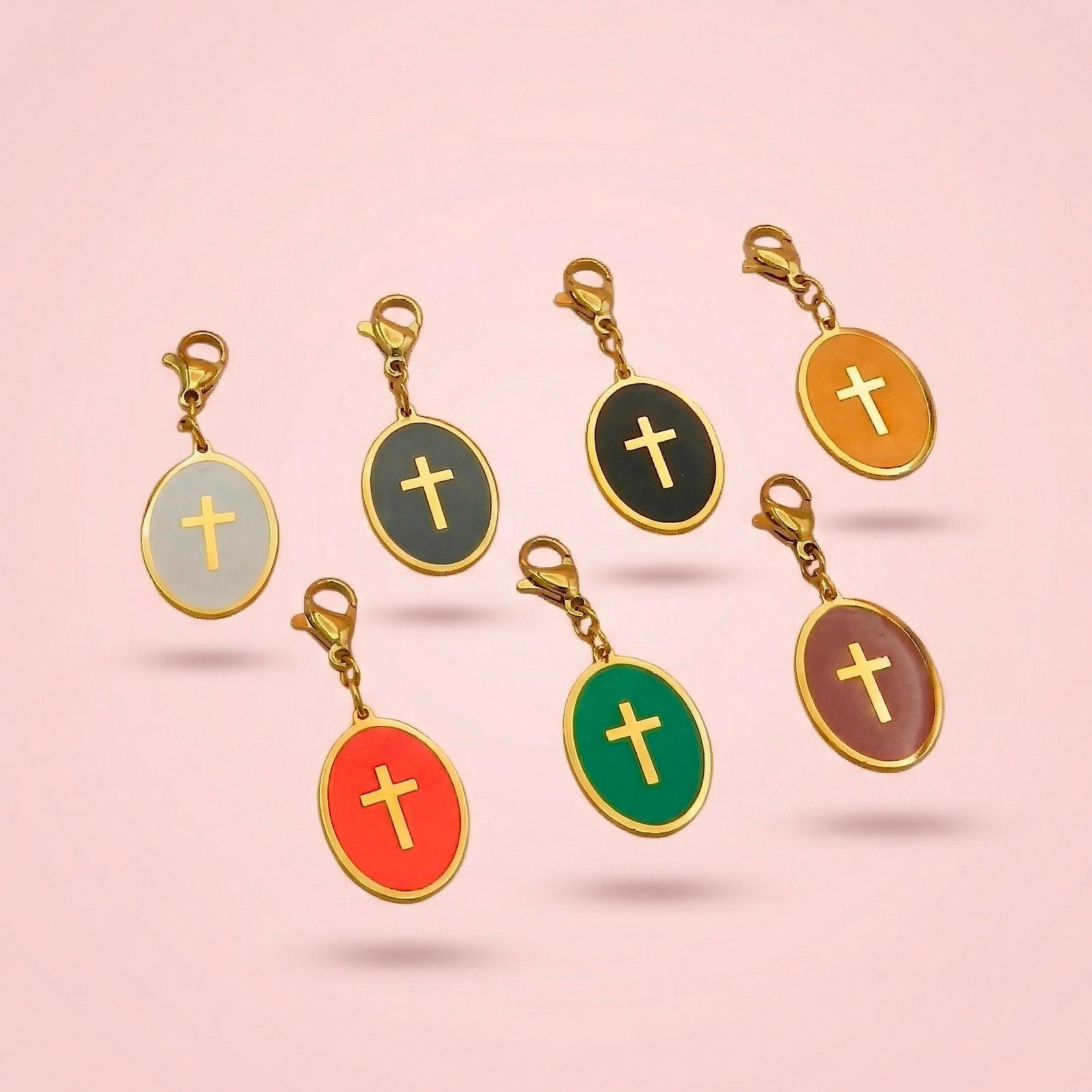 CHARMS - CROIX COLORÉ