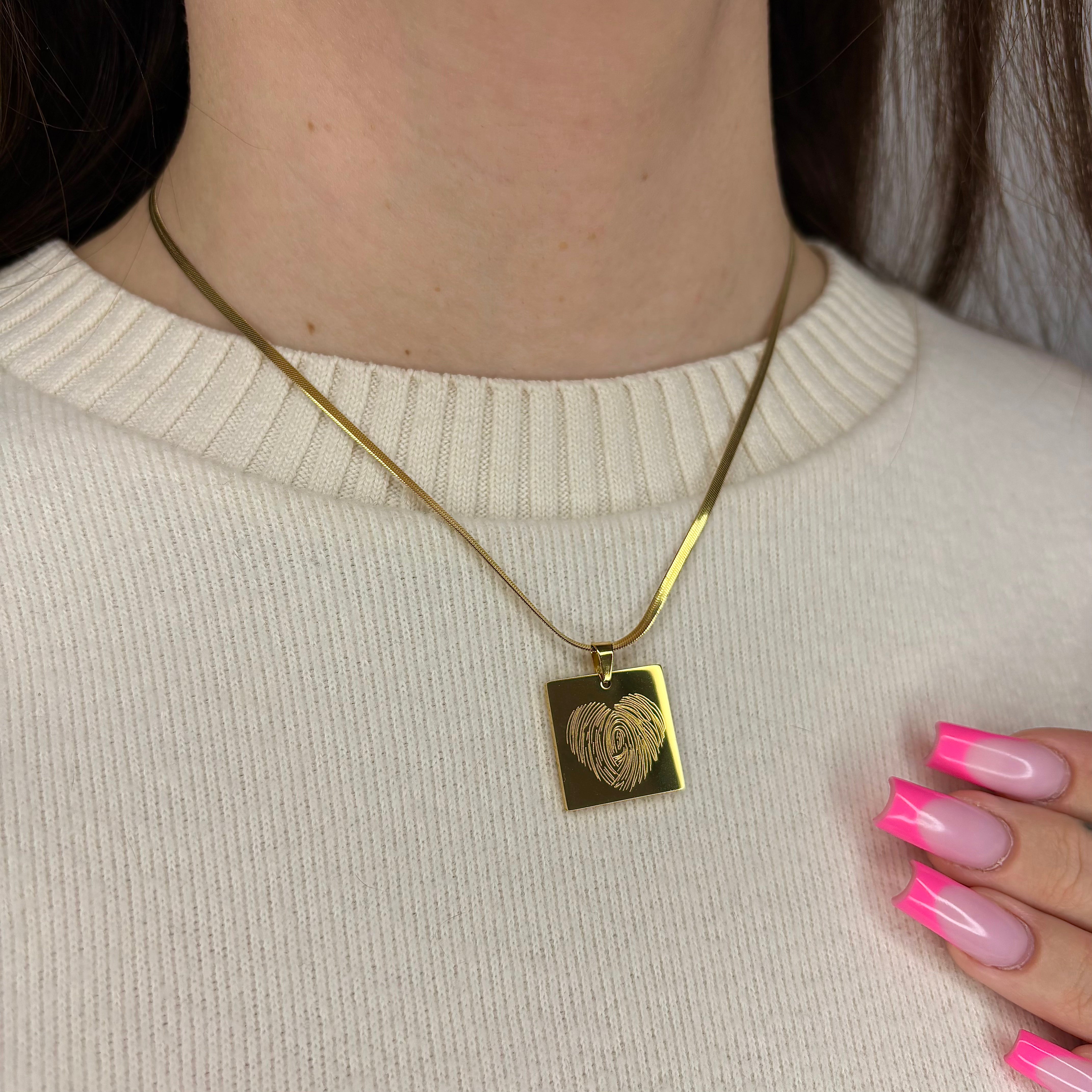 EMPREINTE GRAVURE COLLIER - KAMILA