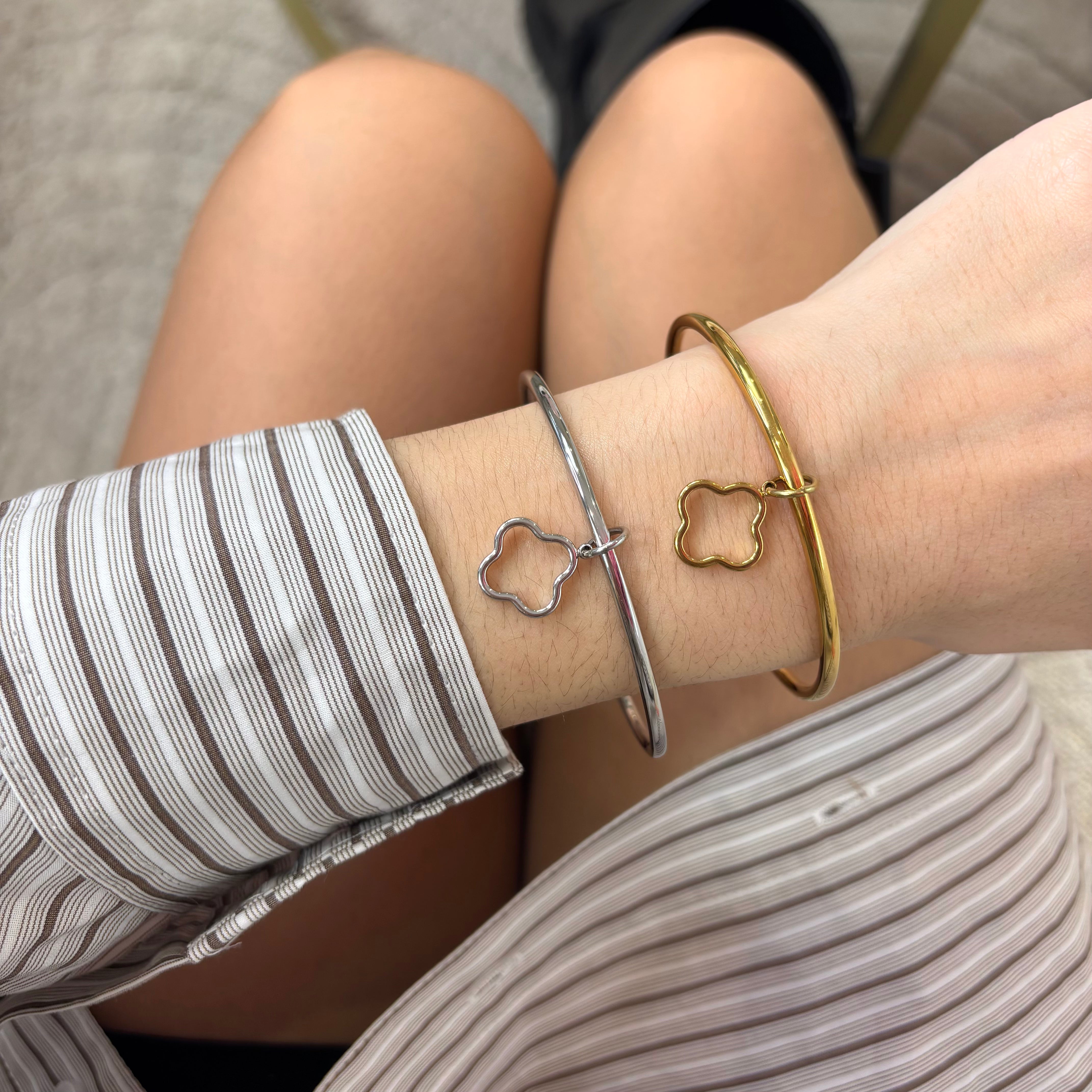 BRACELET JONC - CLOVER