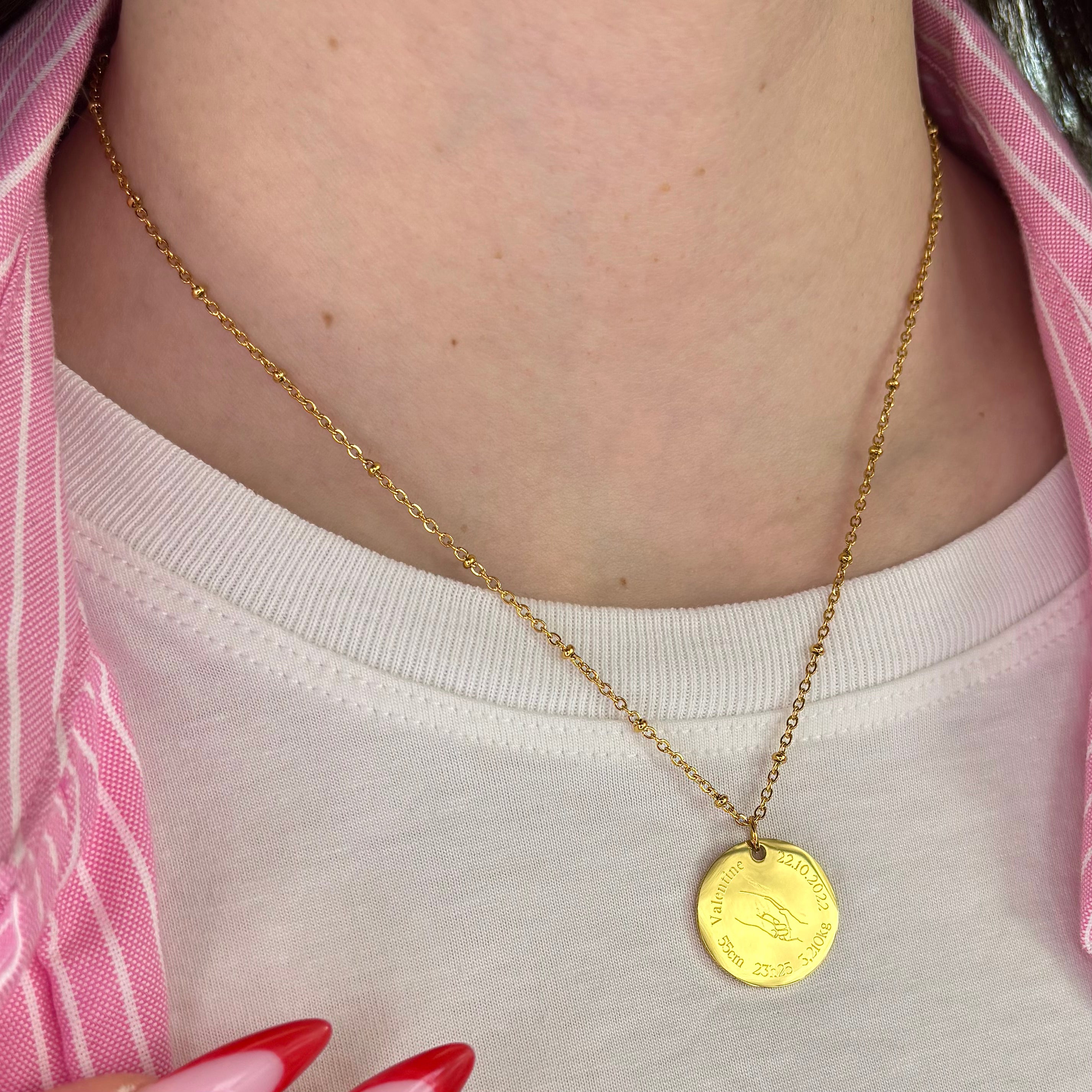 GRAVURE COLLIER - NAISSANCE