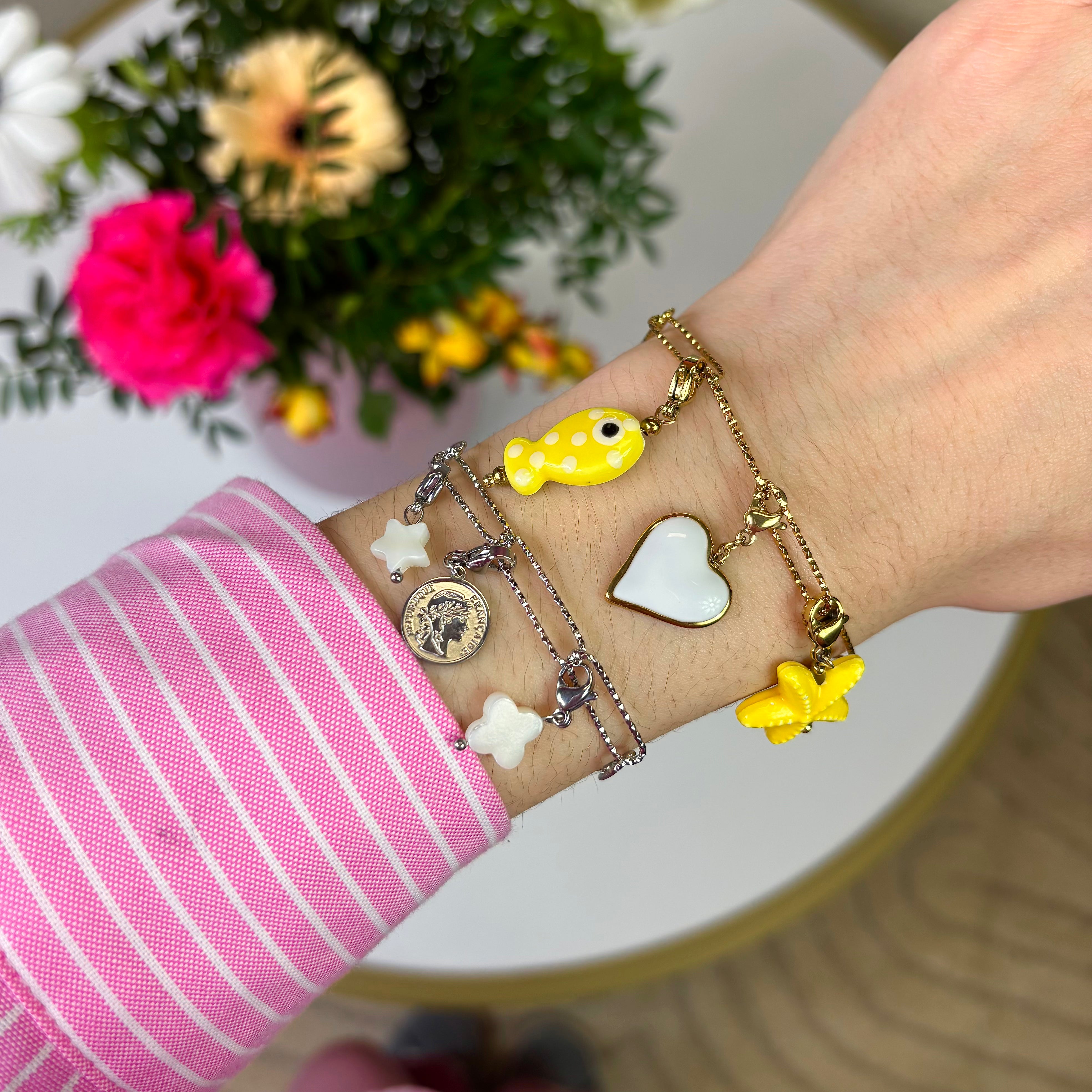 CHARMS - COEUR COLORE