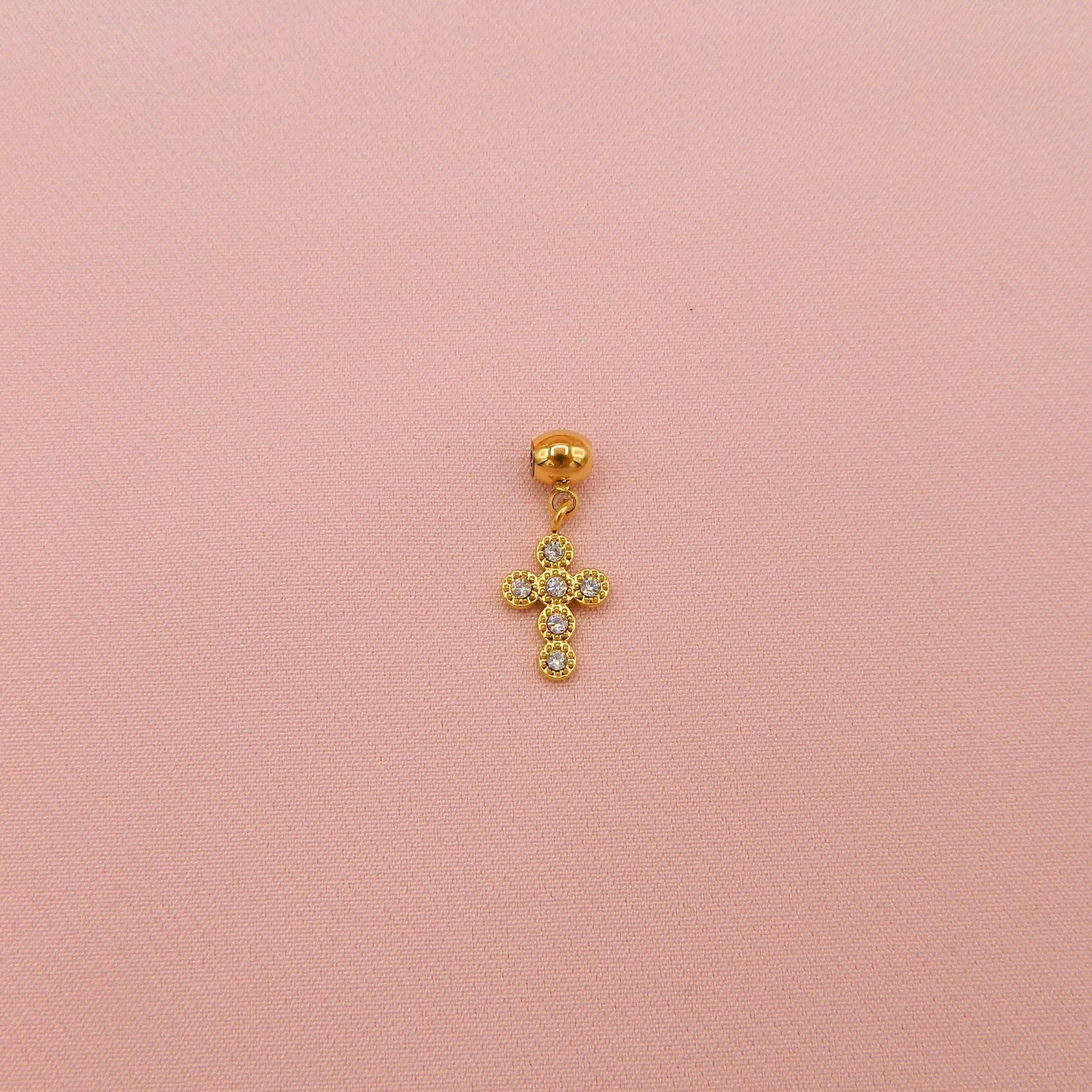 CHARMS CROIX STRASS - BOULES