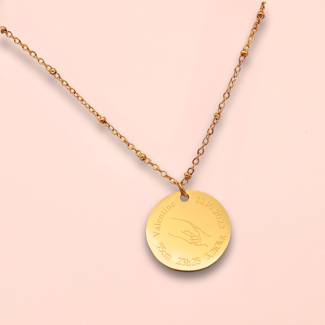 GRAVURE COLLIER - NAISSANCE