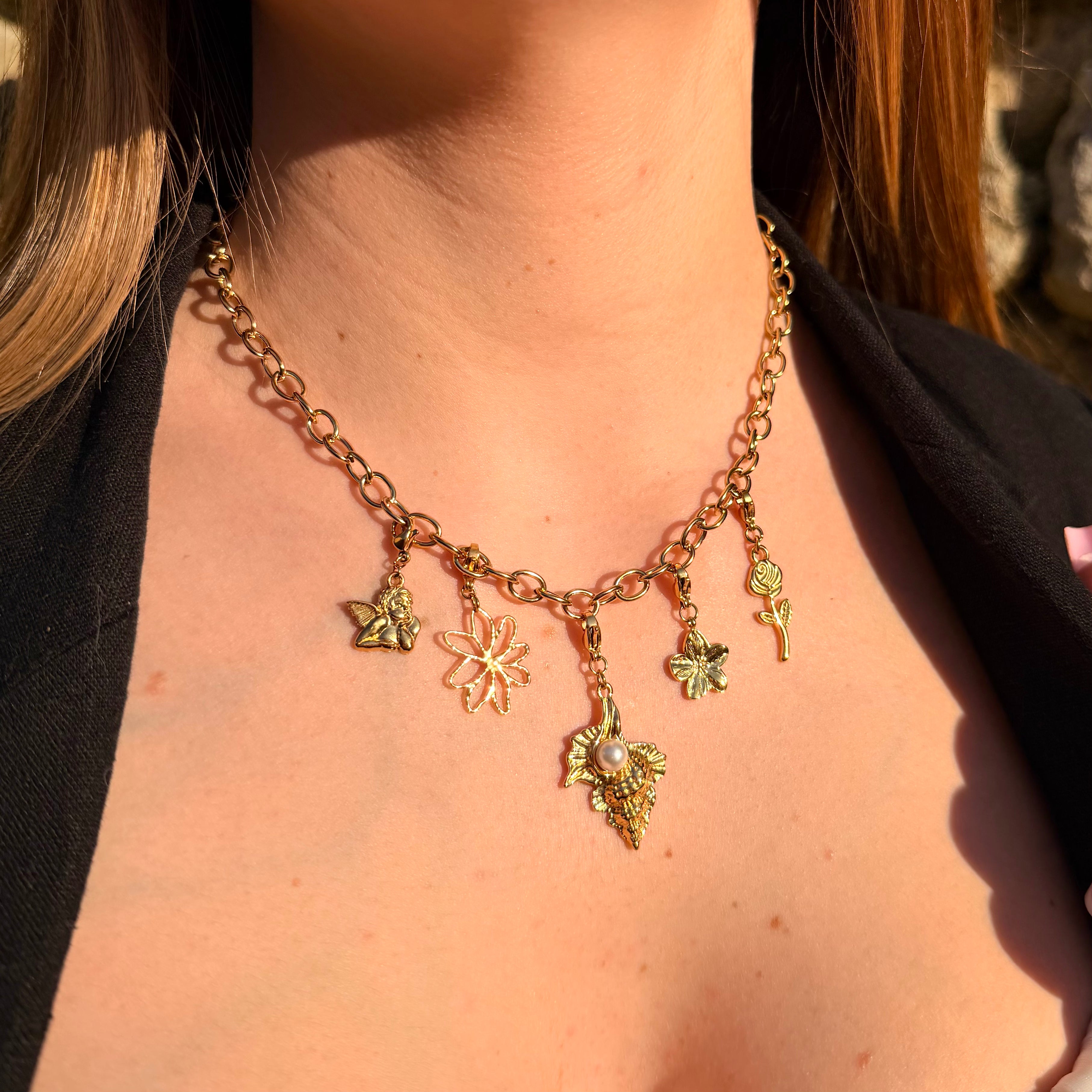 CHARMS - COQUILLAGE PERLE