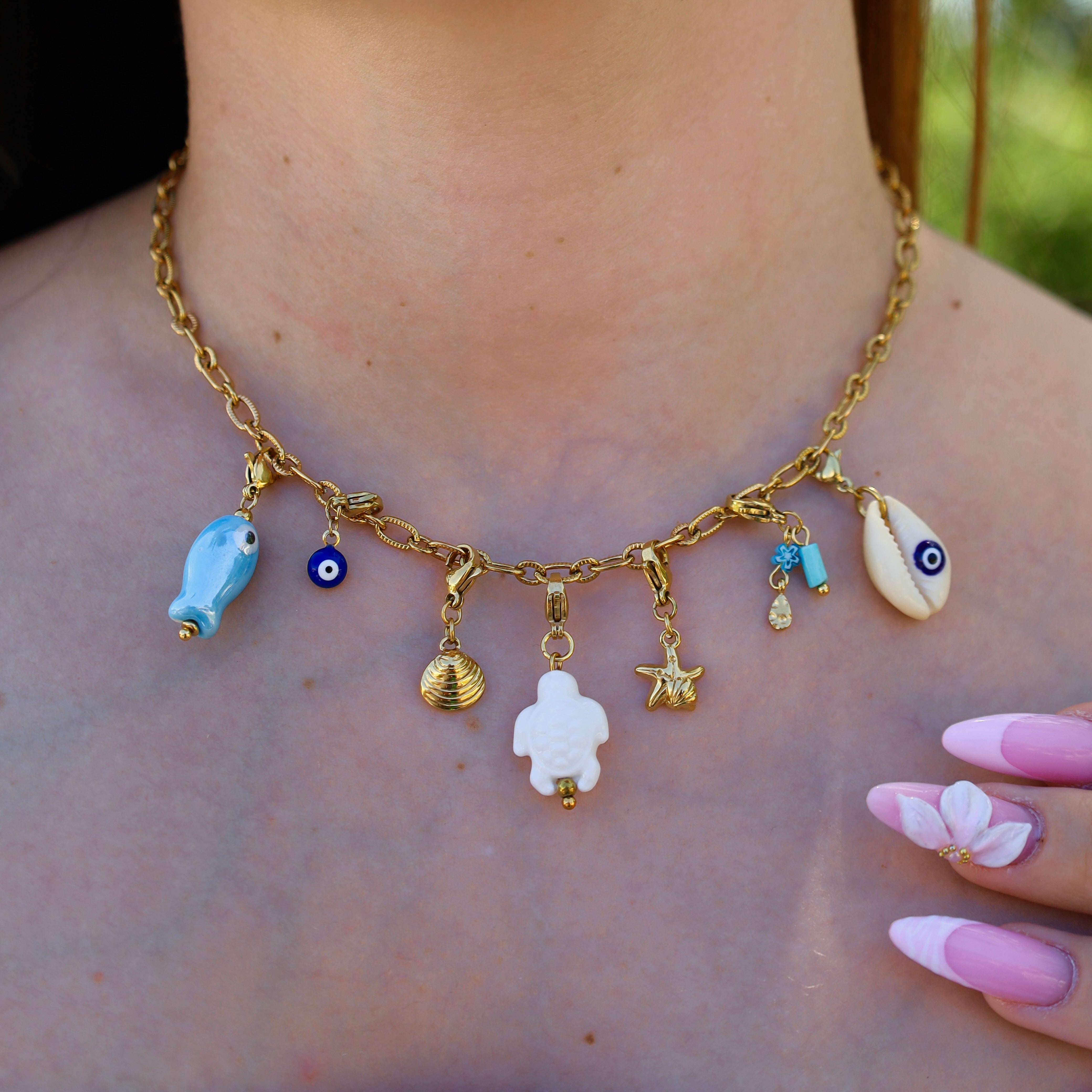 COLLIER - JUSTINE CHARMS
