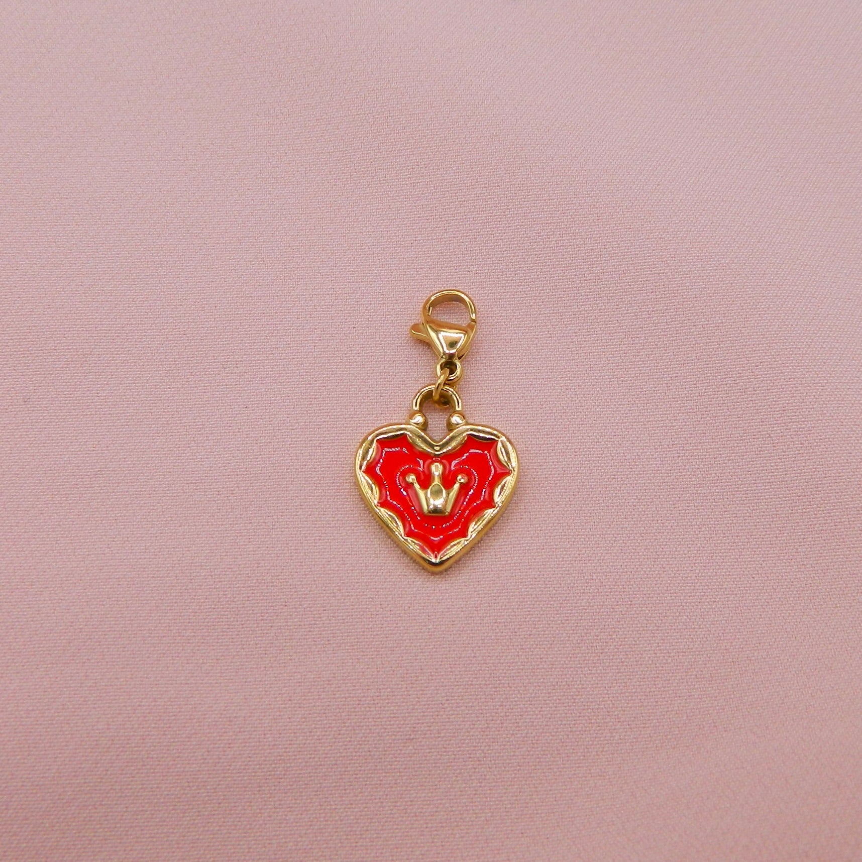 CHARMS - COEUR ROUGE COURONNÉ