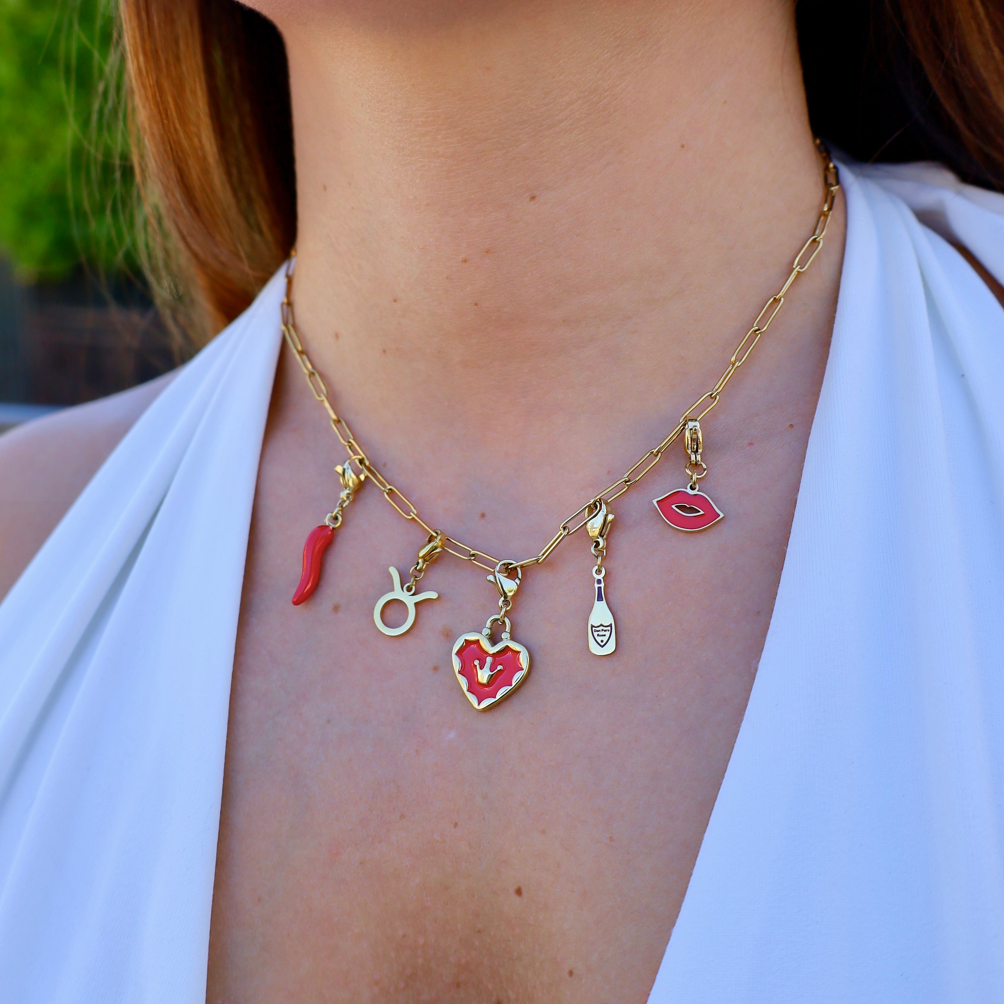 COLLIER - LAURA CHARMS