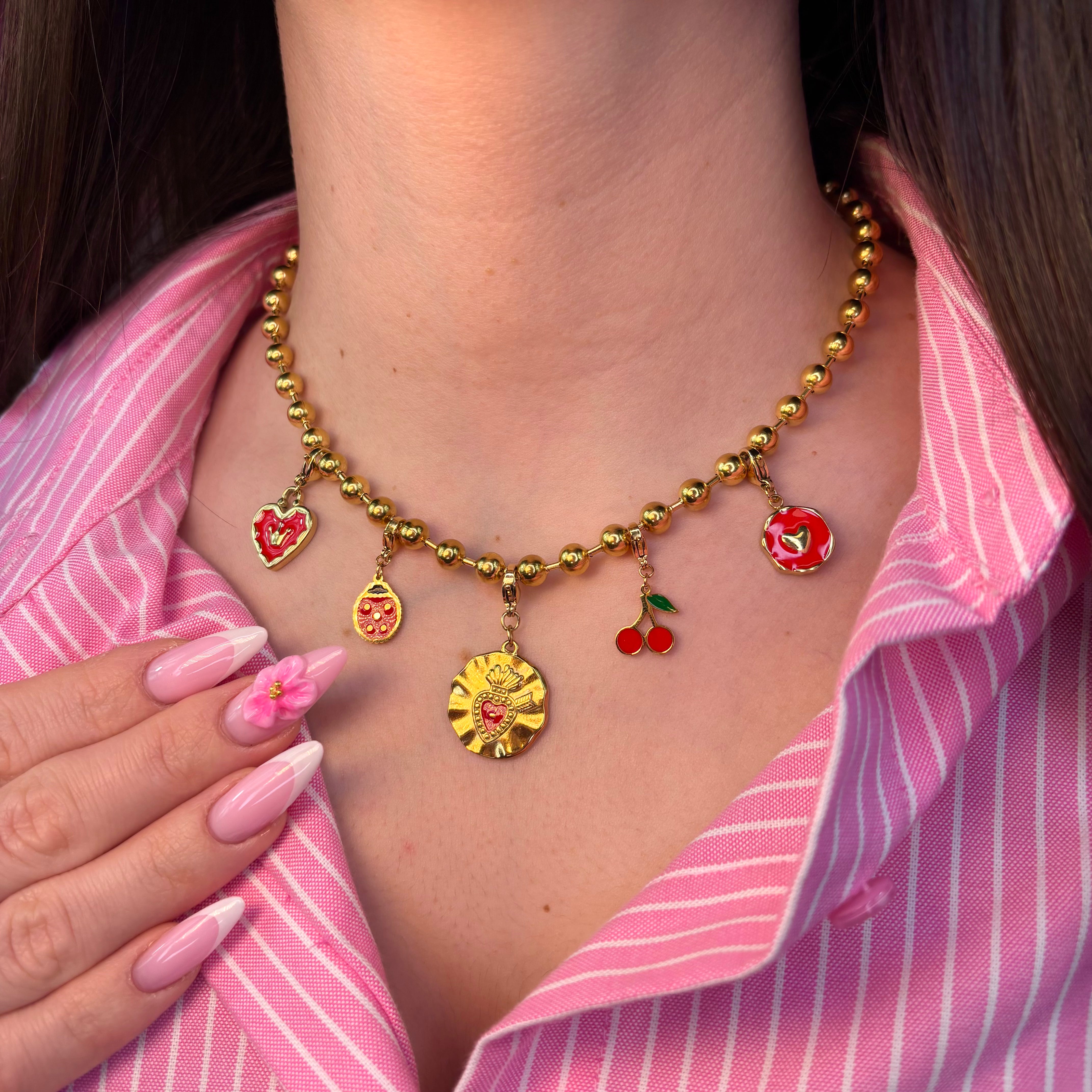 COLLIER - OLIVIA CHARMS