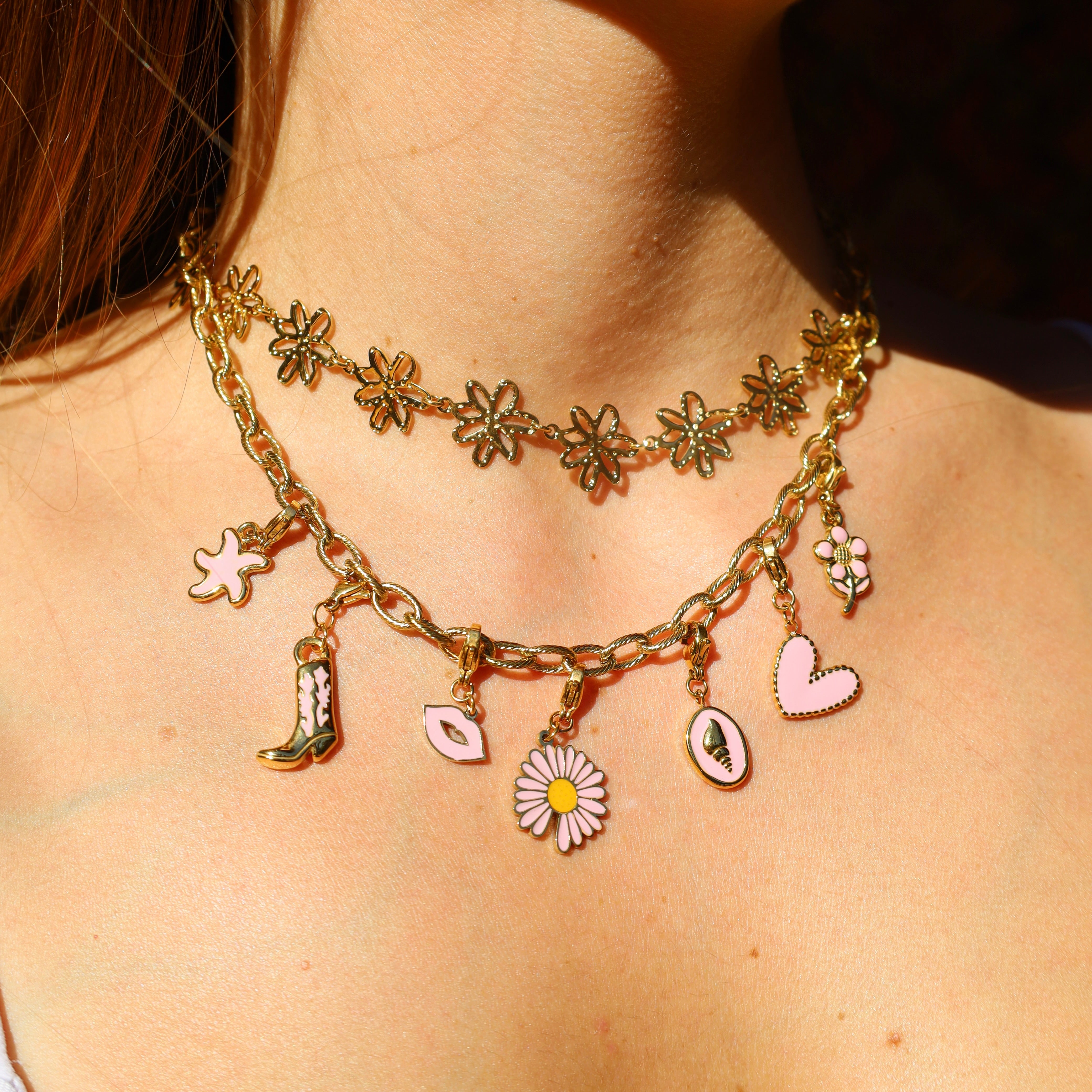 CHARMS - COEUR ROSE