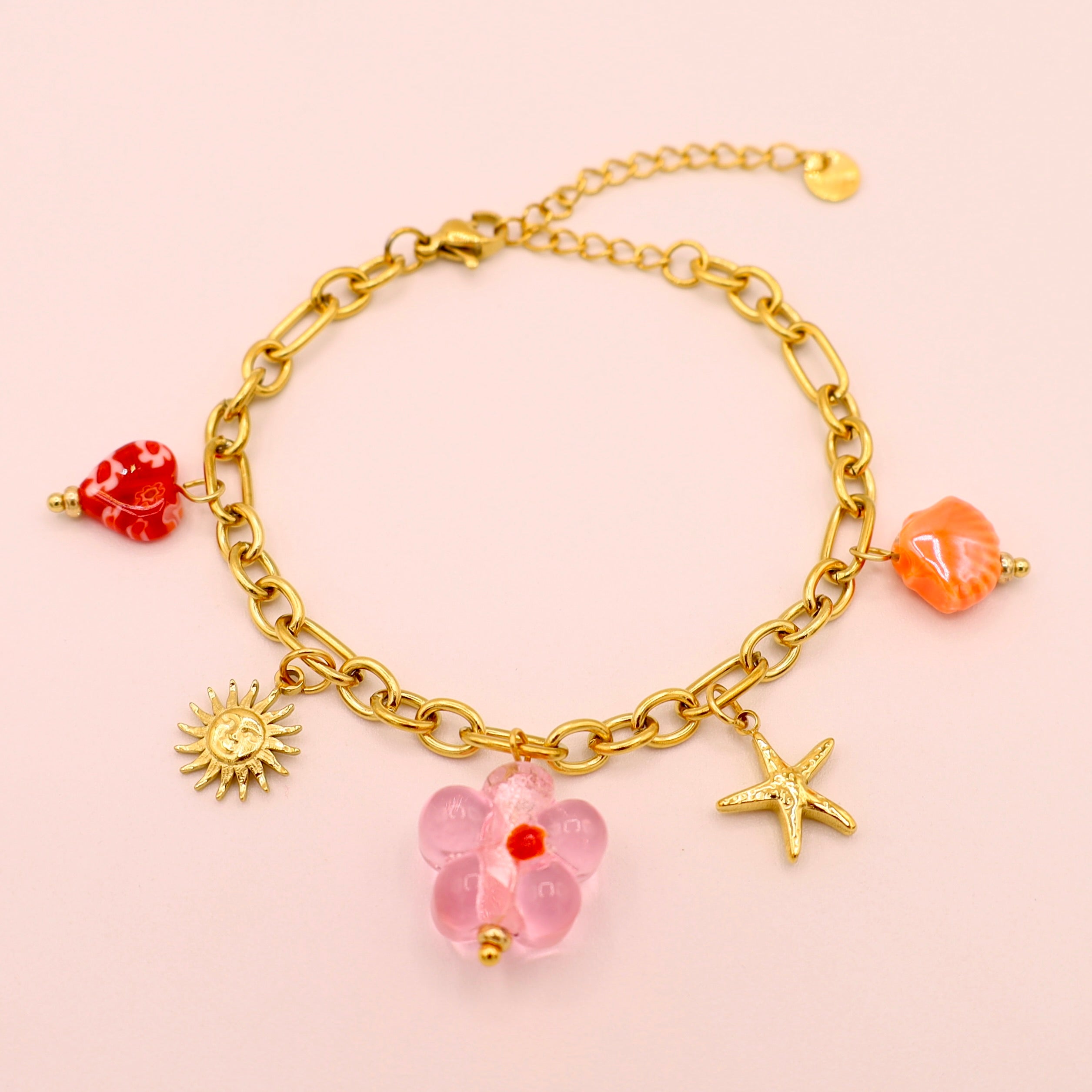 BRACELET - CLAUDIA ROSE & ORANGE
