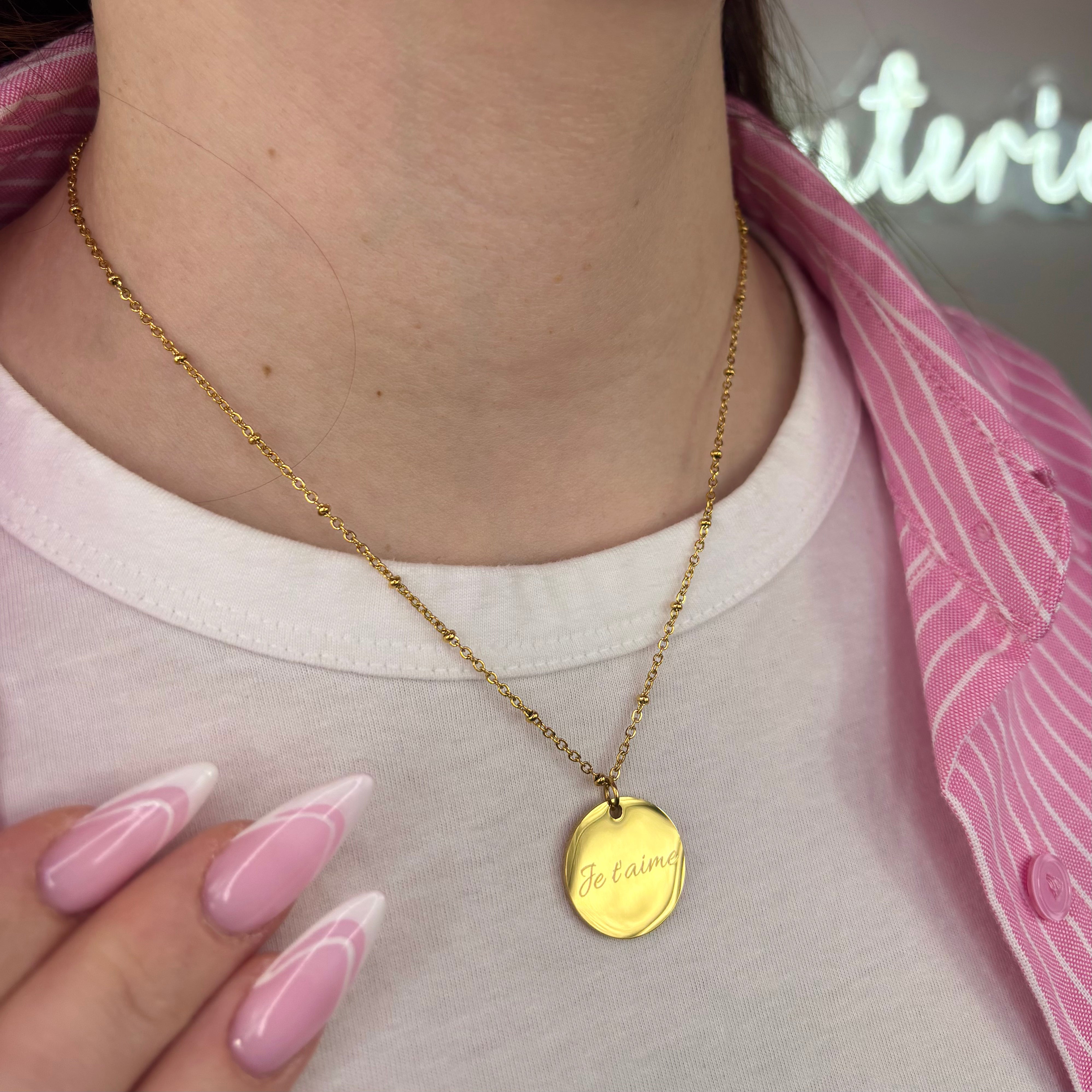 COFFRET + COLLIER GRAVURE FÊTE DES MÈRES - Édition Limitée 2025