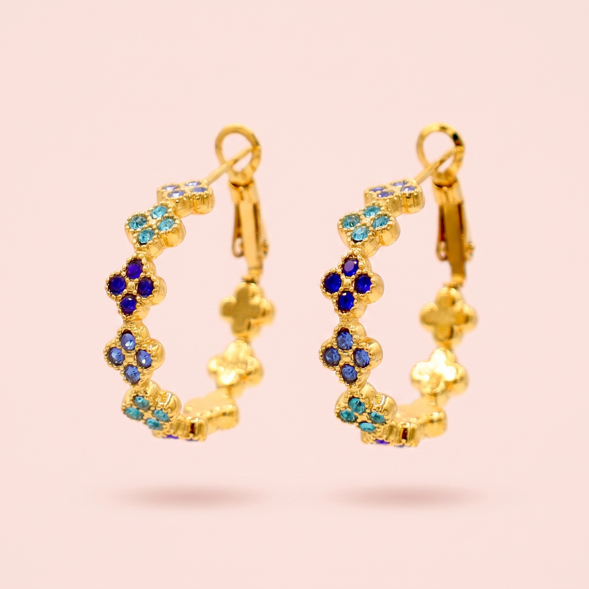 BOUCLES - ERIKA CREOLES BLEU
