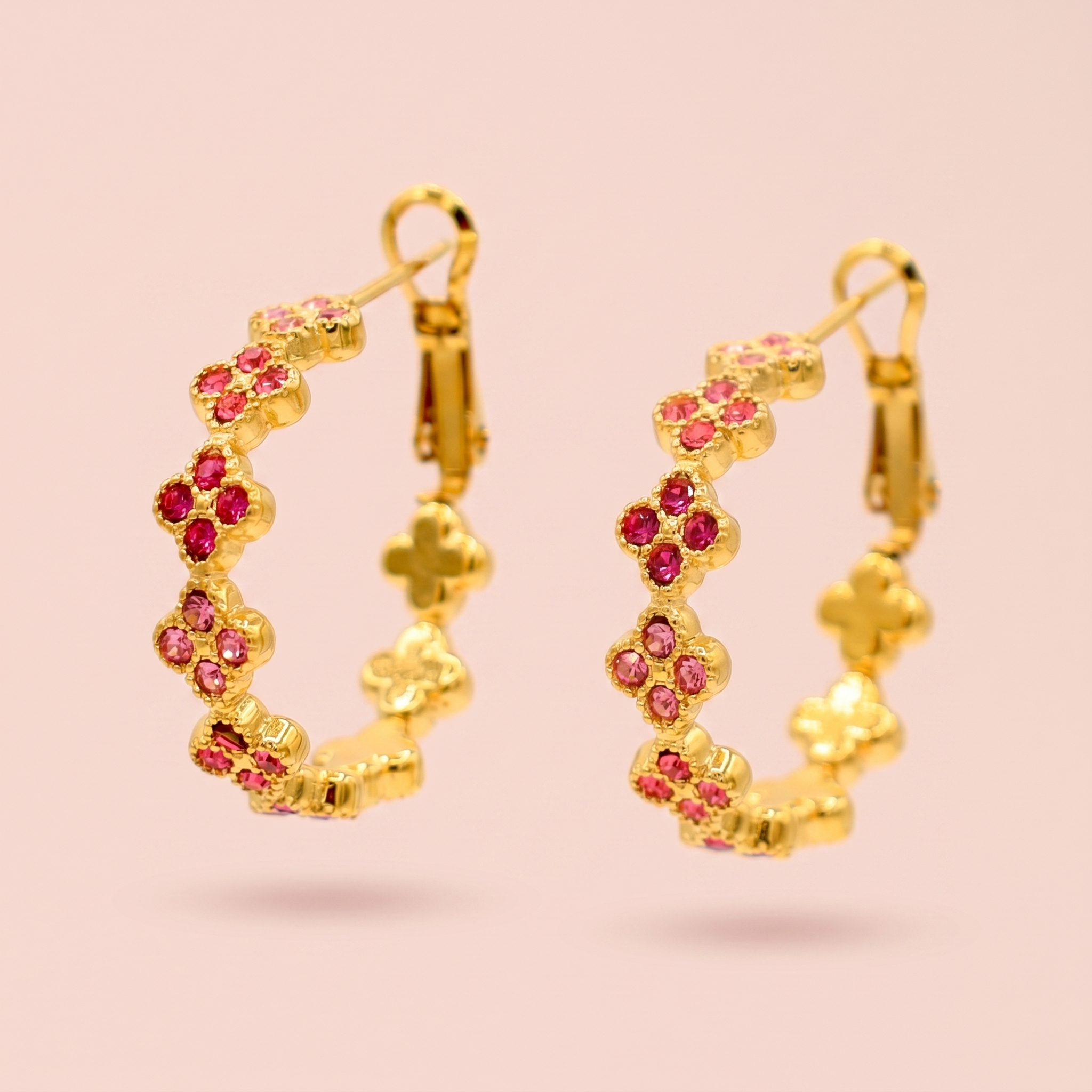 BOUCLES - ERIKA CREOLES ROSE CLAIR