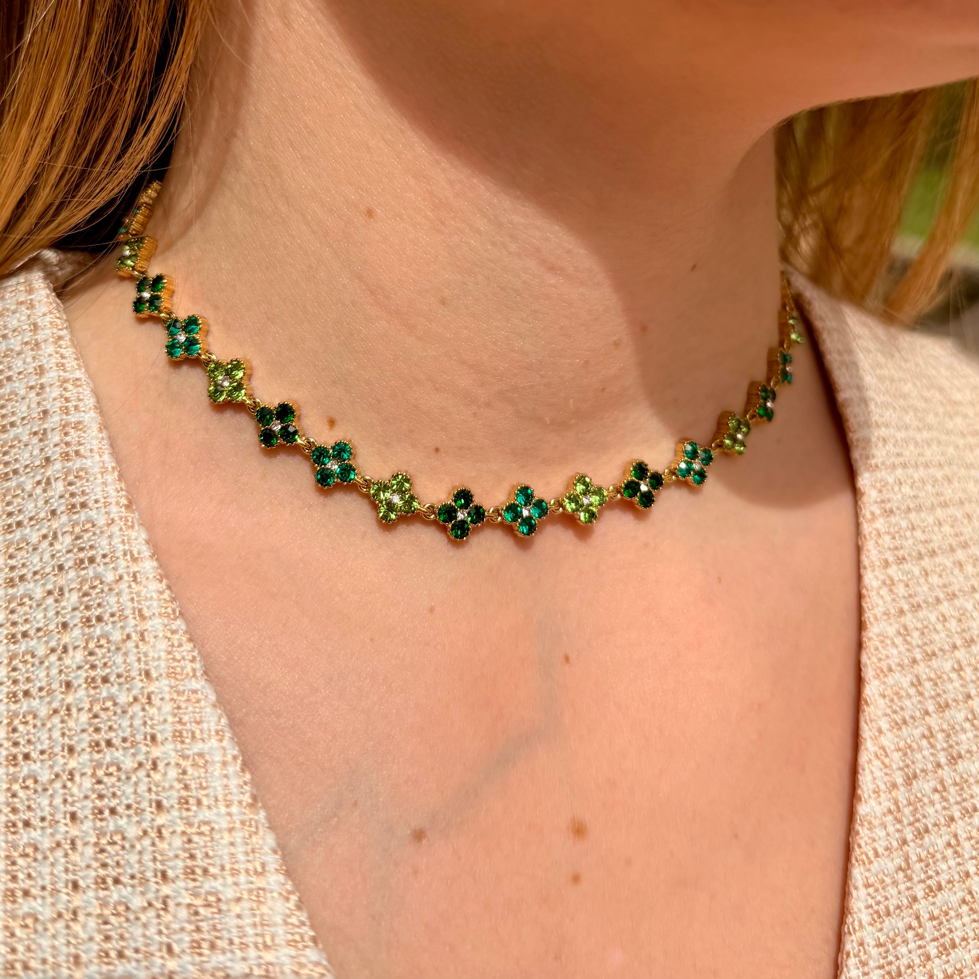 COLLIER - ERIKA VERT