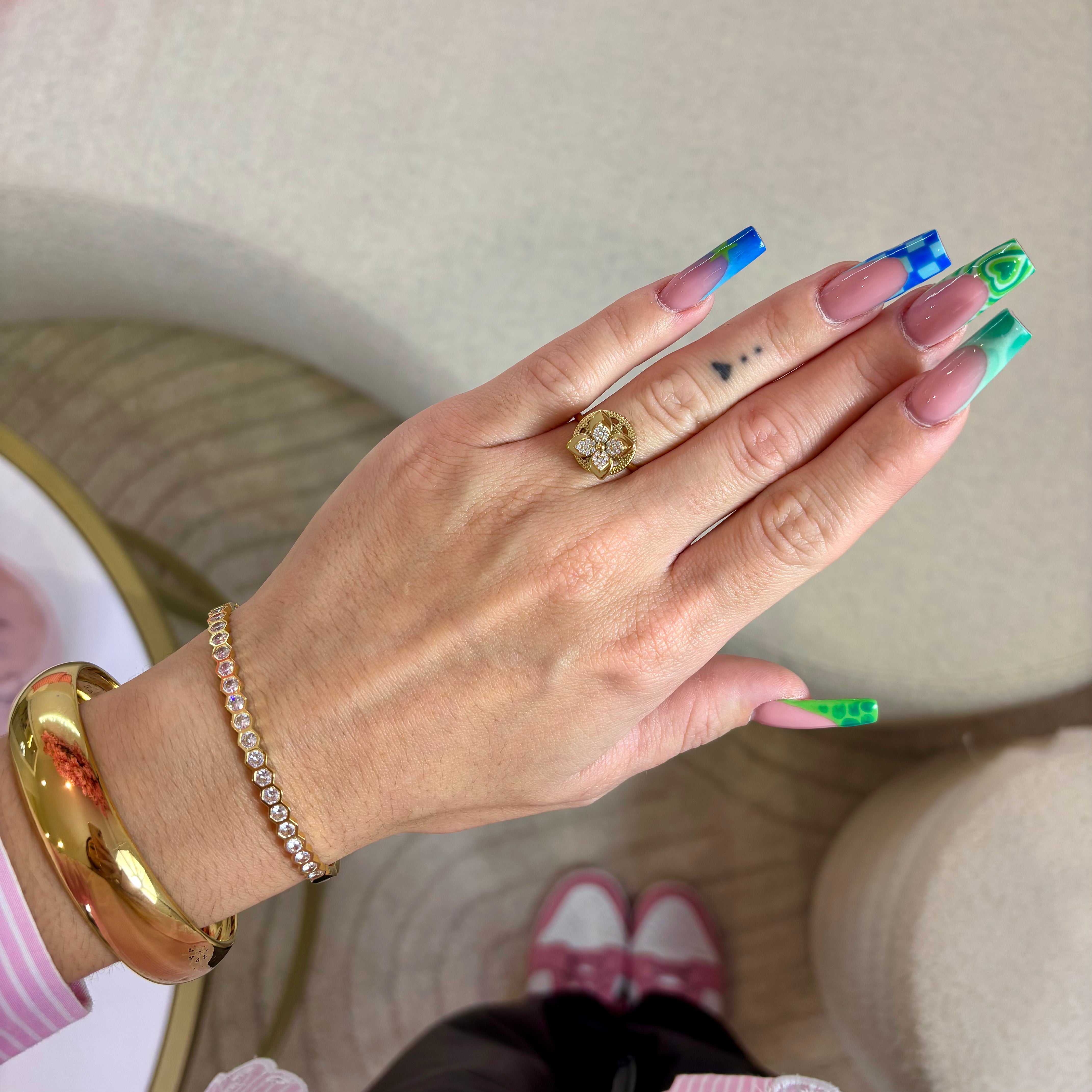 BAGUE ANTI-STRESS - FLEUR