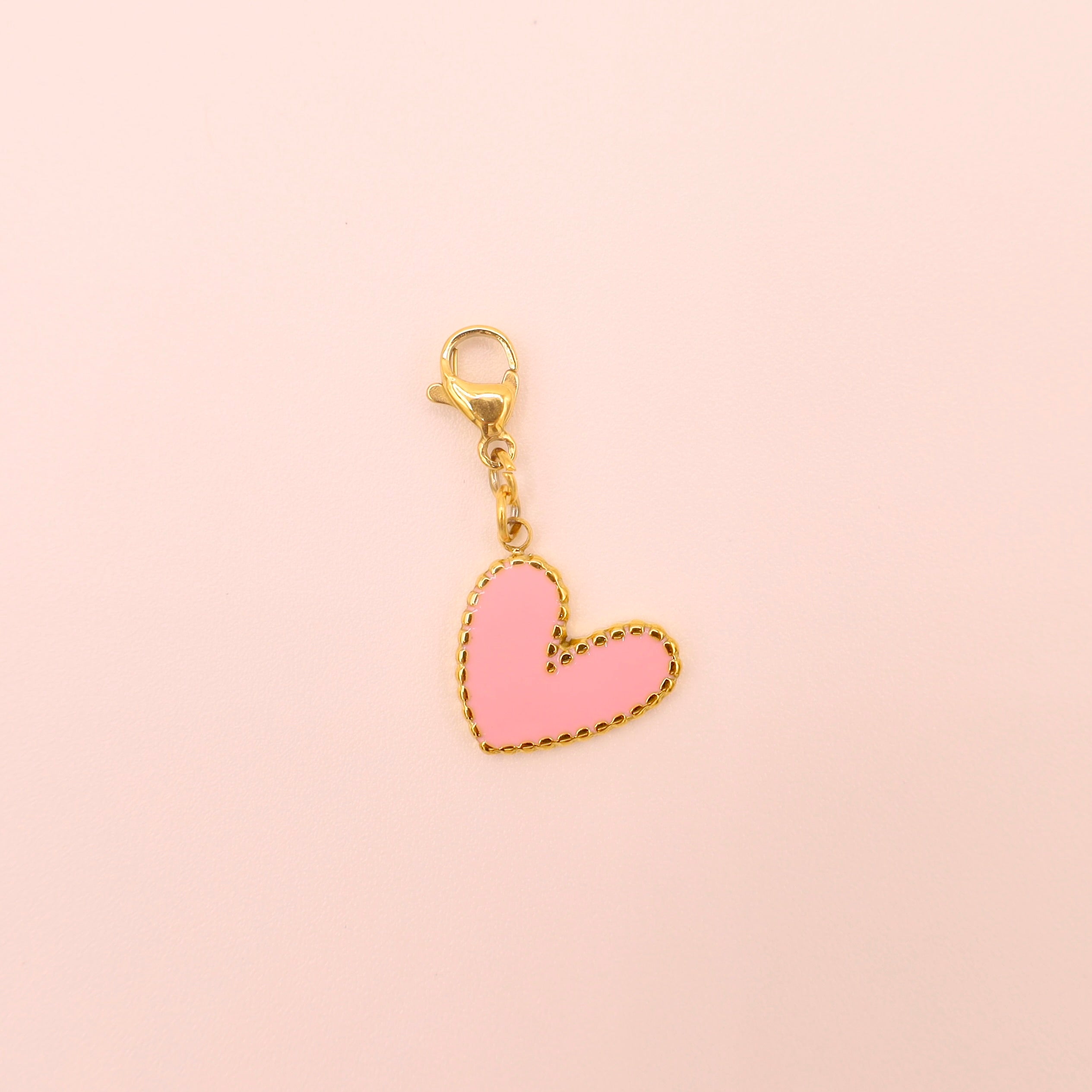CHARMS - COEUR ROSE